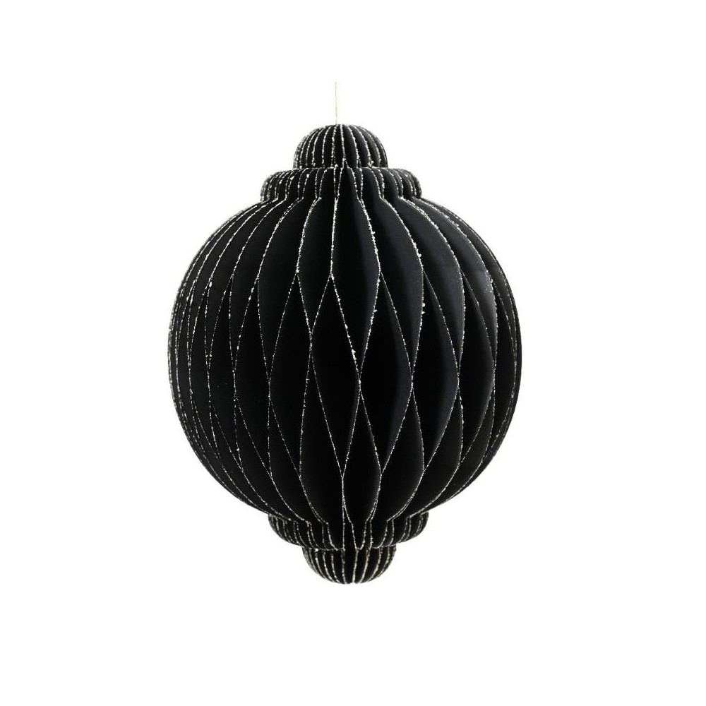 SFERA CIPOLLA CARTA NERO D.15CM.